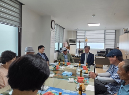 정규운 천안시 서북구청장, 경로당 방문해 소통행정 나서