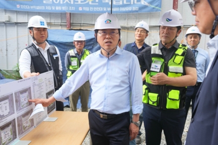 장기수 천안시장, 남부권 주요 사업장 현장 점검…생활밀착형 기반 확충
