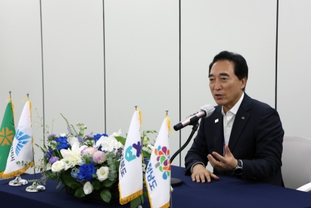 박수현 제3대 충청광역연합장 첫출근