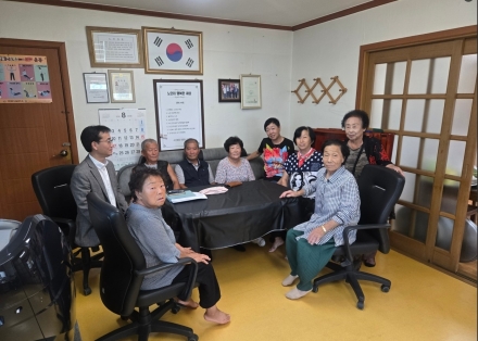 천안시 동남구, 연일 폭염 속 경로당 무더위쉼터 집중점검 나서