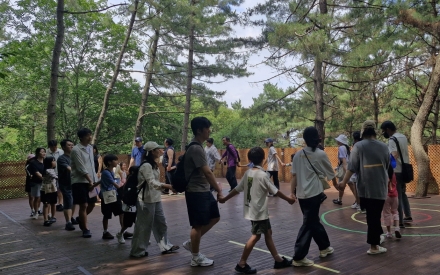 천안시, 가을맞이 태학산 가족 산림치유 프로그램 운영